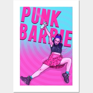 Punk Barbie (full) Posters and Art